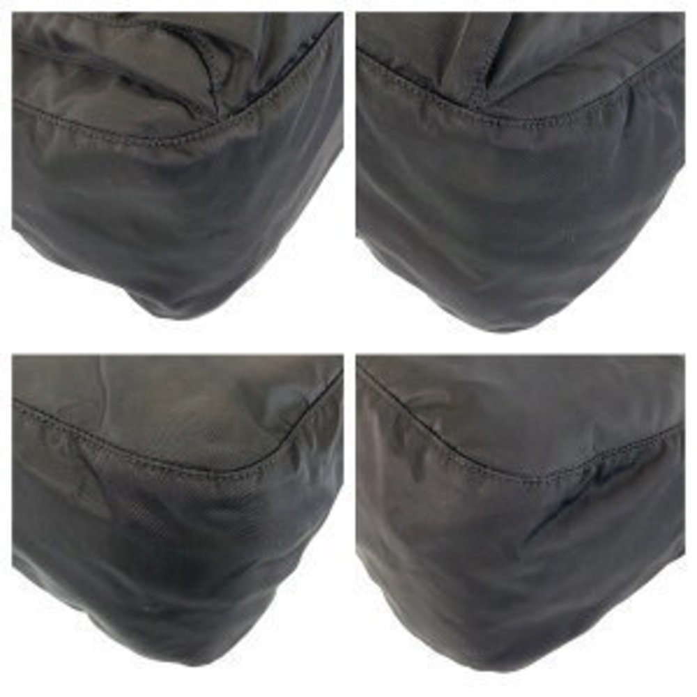 Prada Tessuto Triangular Black Nylon Shoulder Bag - image 4